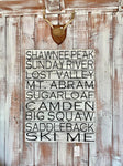 Subway Sign - Ski